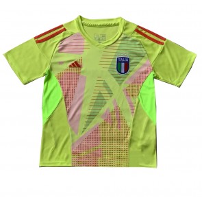 Italy Goalkeeper Replica Home Stadium Shirt Euro 2024 Short Sleeve